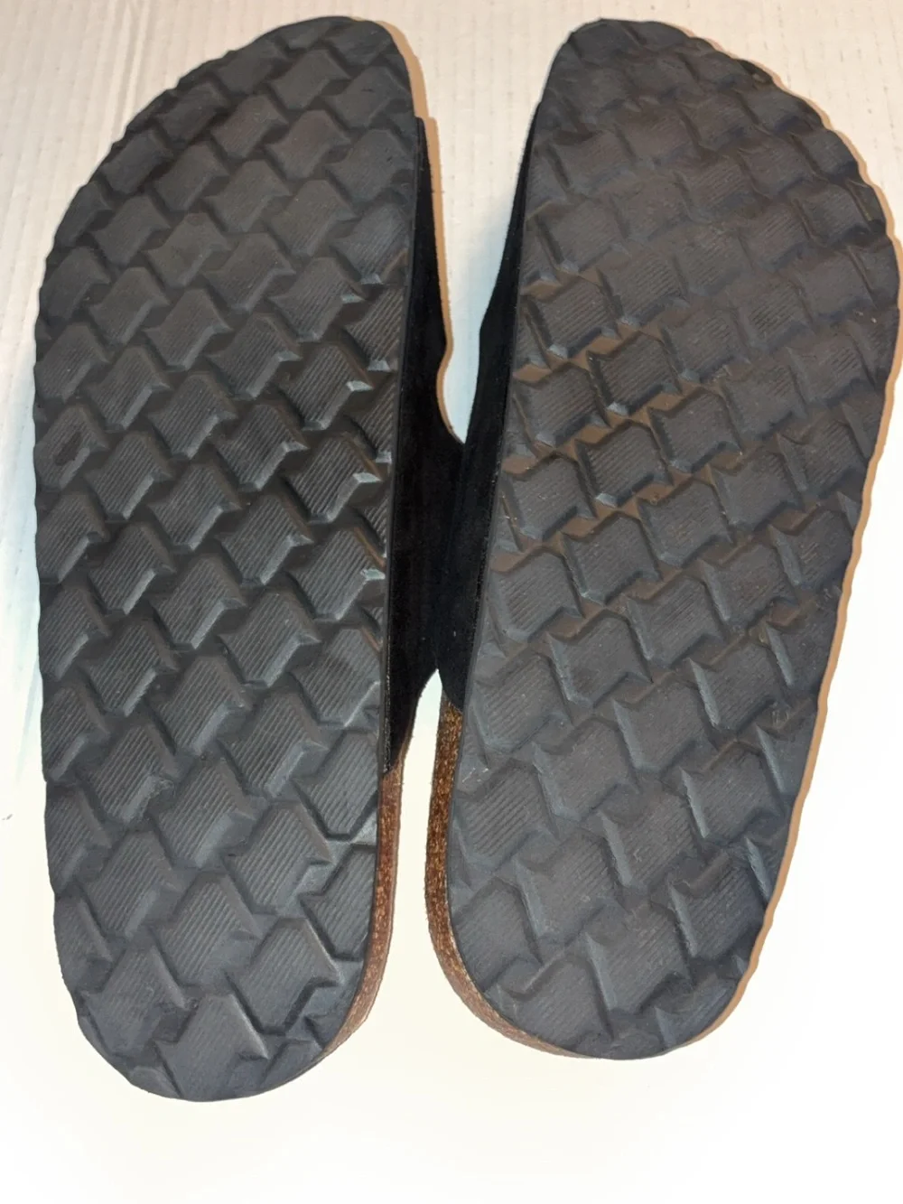 Men’s Black Double-Strap Slide Sandals